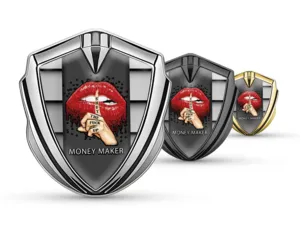 3d Silicone Badge Luxury Design Alloy 3D